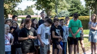 Przy pomniku Jana Zachariasiewicza odbyły się kameralny happening pod hasłem „Radymno czyta Zachariasiewicza”